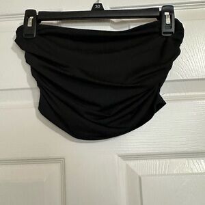 Black Women's Bandeau Top